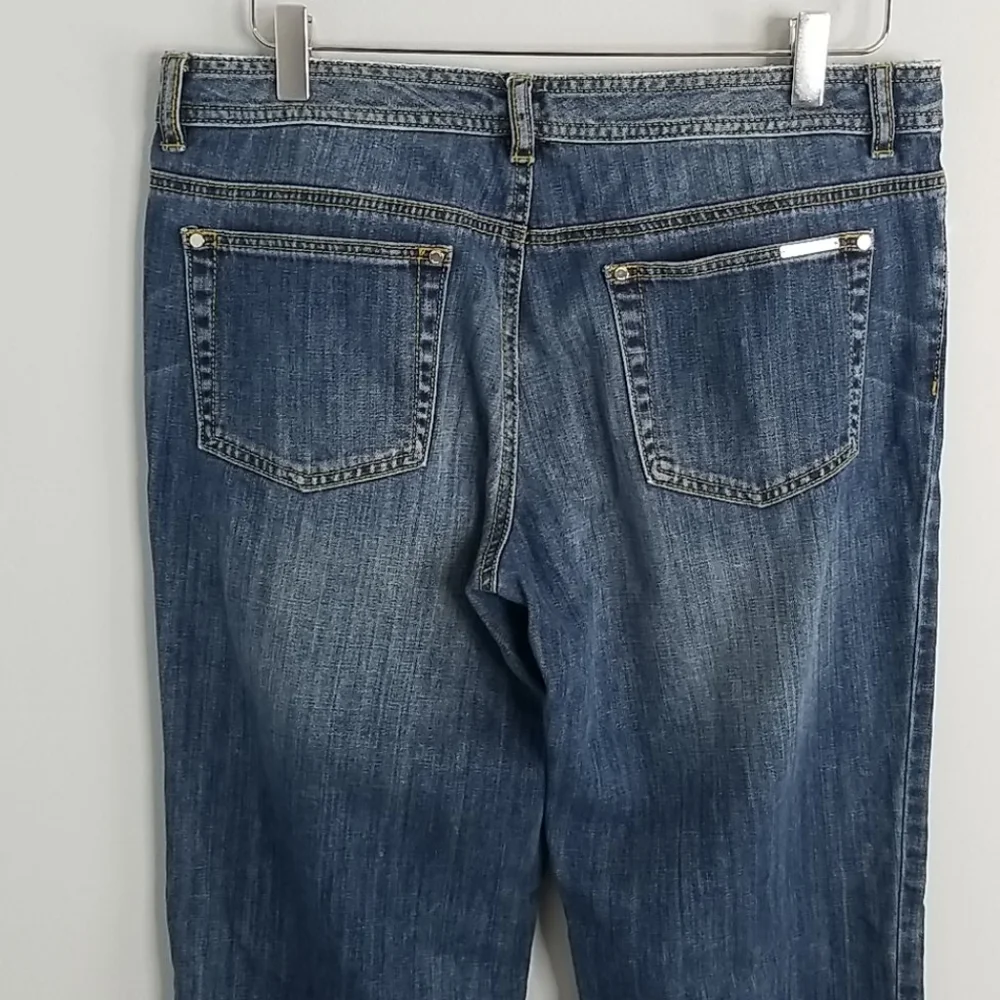 Michael Kors 100% cotton low rise jeans Straight Leg Size 10